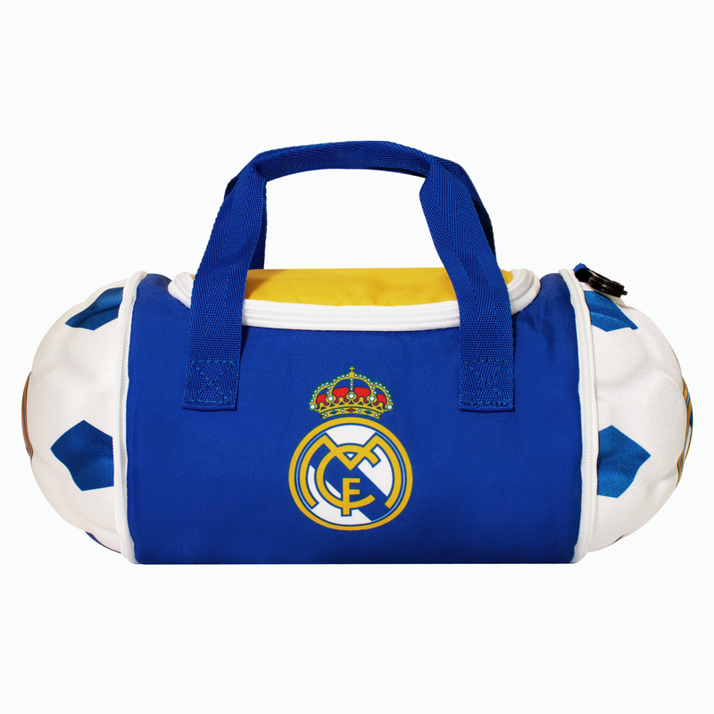 Maccabi Art Real Madrid Lunch Bag – Official Collapsible 6L Insulated Soccer Ball Bag with Zipper Closure, Dual Handles, Clip Hook – Kids & Adults – EVA + 300D Polyester