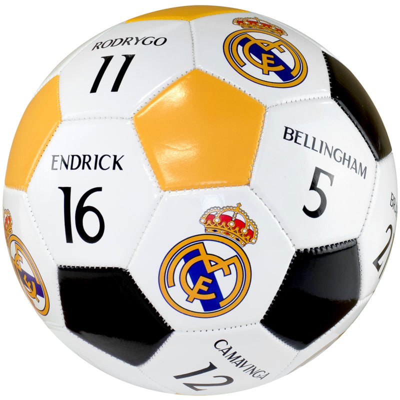 Real Madrid CF Soccer Ball, Size 5, Team 2024-25 - 6740