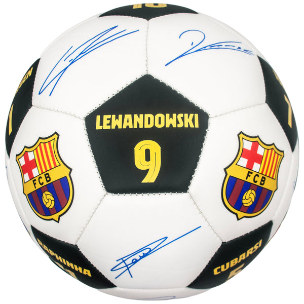FC Barcelona Soccer Ball Size 5, 2026 Team Signatures - 9760