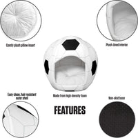 soccer - Igloo Pet Bed - Medium