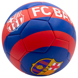 Officially Licensed FC Barcelona Soccer Ball Size 5, Stripes Style - 9041