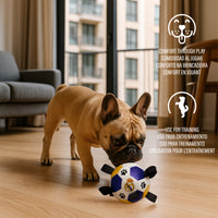 Real Madrid CF Dog Soccer Ball with Grab Tabs, Size 2, 6 inches - 1077