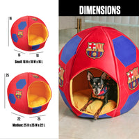 FC Barcelona - Igloo Pet Bed - Medium