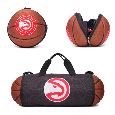 Atlanta Hawks Collapsible Duffel Bag Maccabi Art